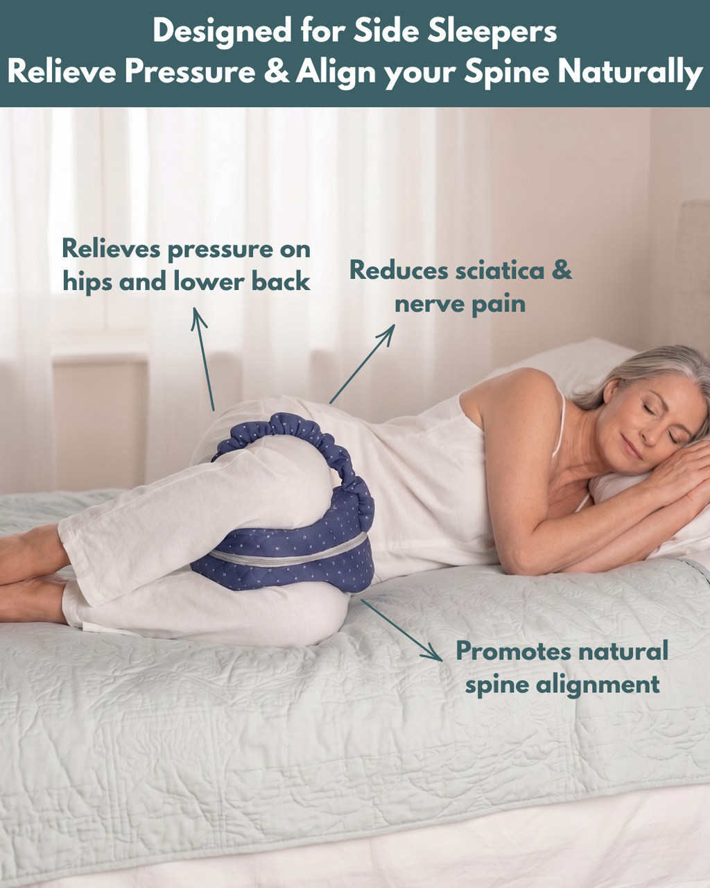 Hypnory Knee Support Pillow
